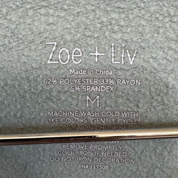 Zoe + Liv Green Crewneck Sweatshirt Note To Self You Are Doing Great Women’s M - Picture 4 of 4